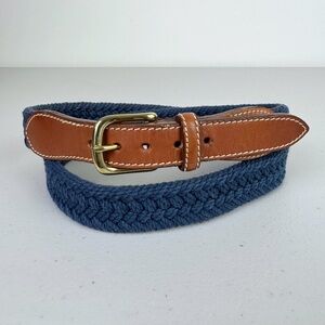 American Eagle Vintage Blue Braided Cotton Belt